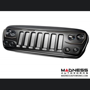 Jeep Gladiator JT Vector Series - Full LED Grille - Flat Black